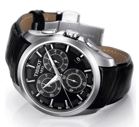 Спортивные мужские часы с хронографом Tissot Couturier T035.617.16.051.00 профиль