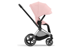 Коляска 2 в 1 Cybex Priam IV Peach Pink, шасси Chrome Black