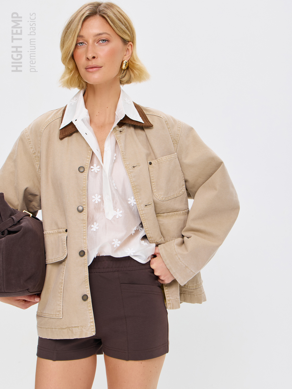 Экстра короткие шорты из футера