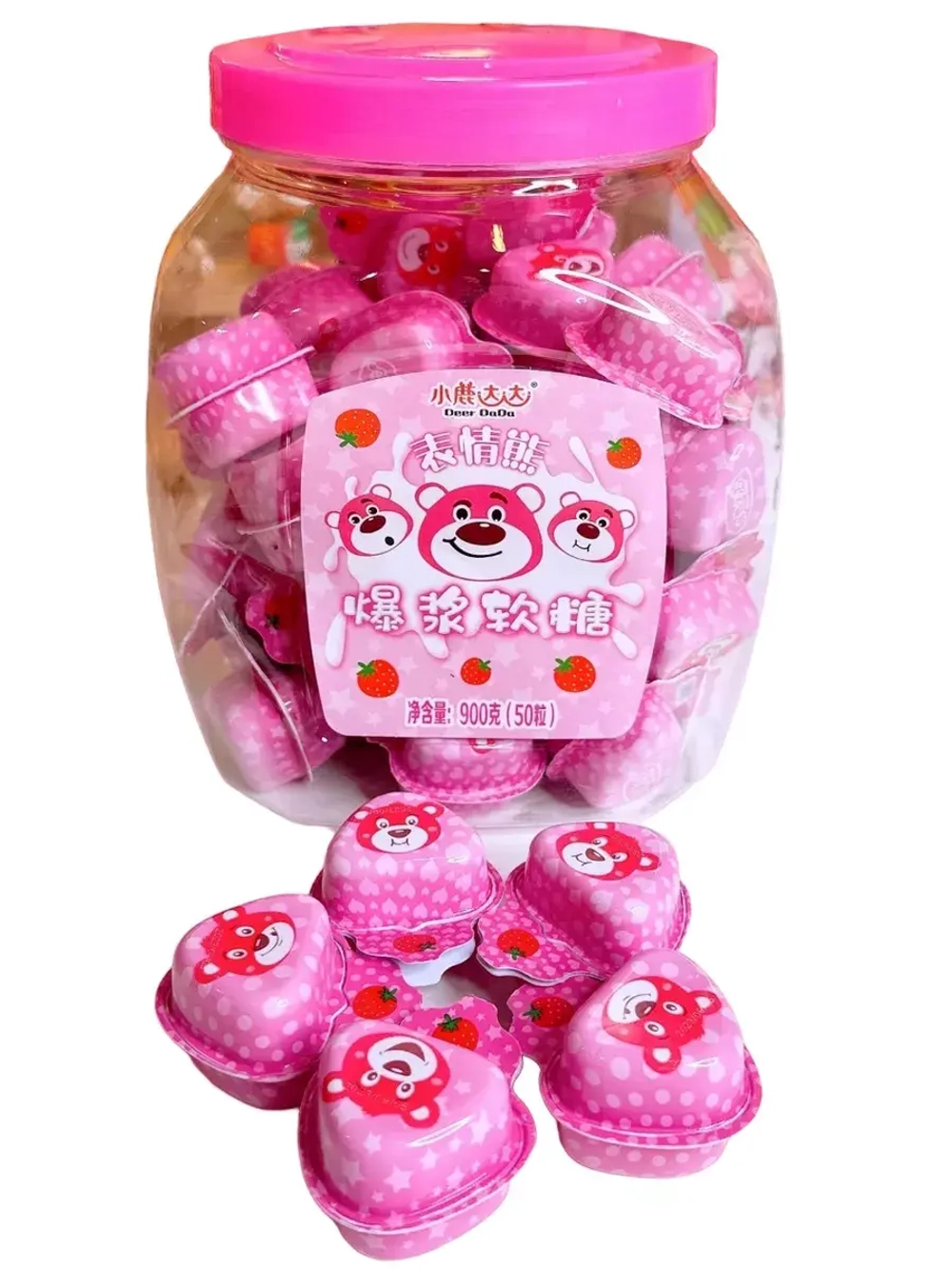 Жевательный мармелад с фруктовым джемом Медвежата 18г * 50шт