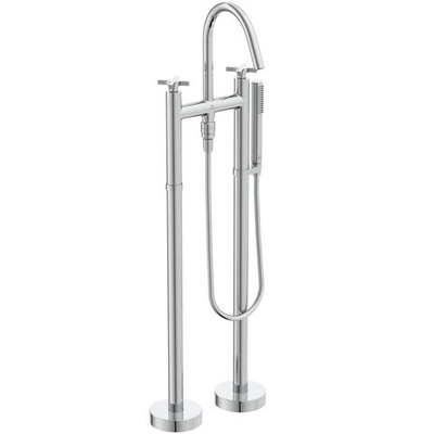 JOY NEO Двурукоятковый напольный смеситель для ванны (полный комплект)