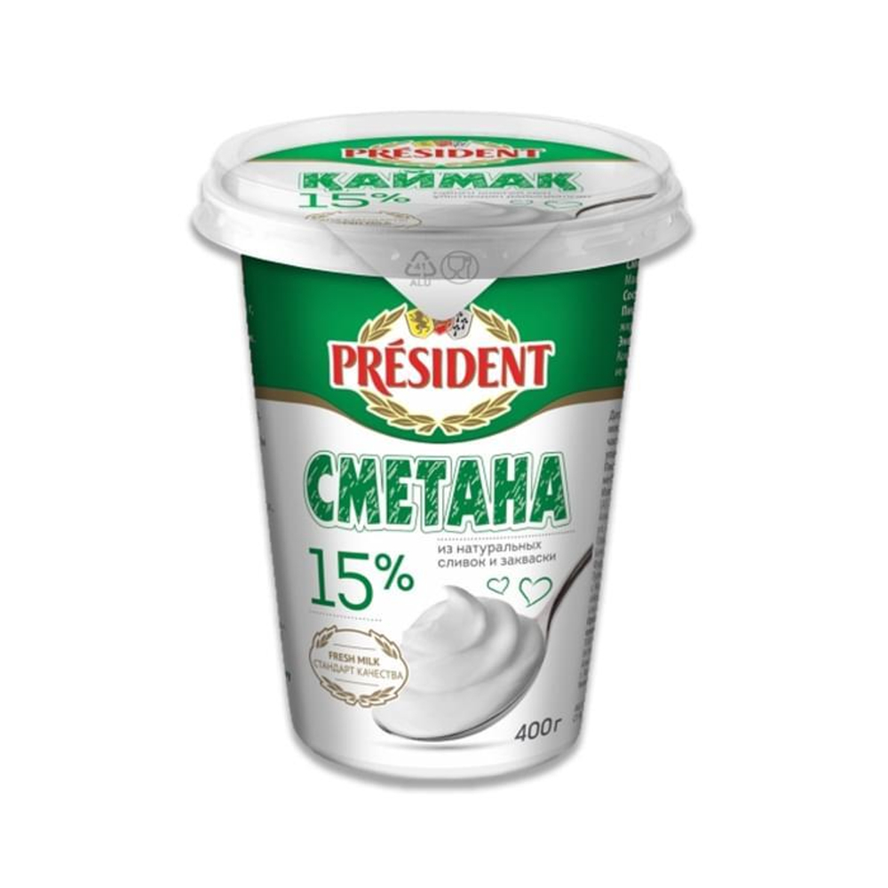 Сметана Food Master 15% 400 гр