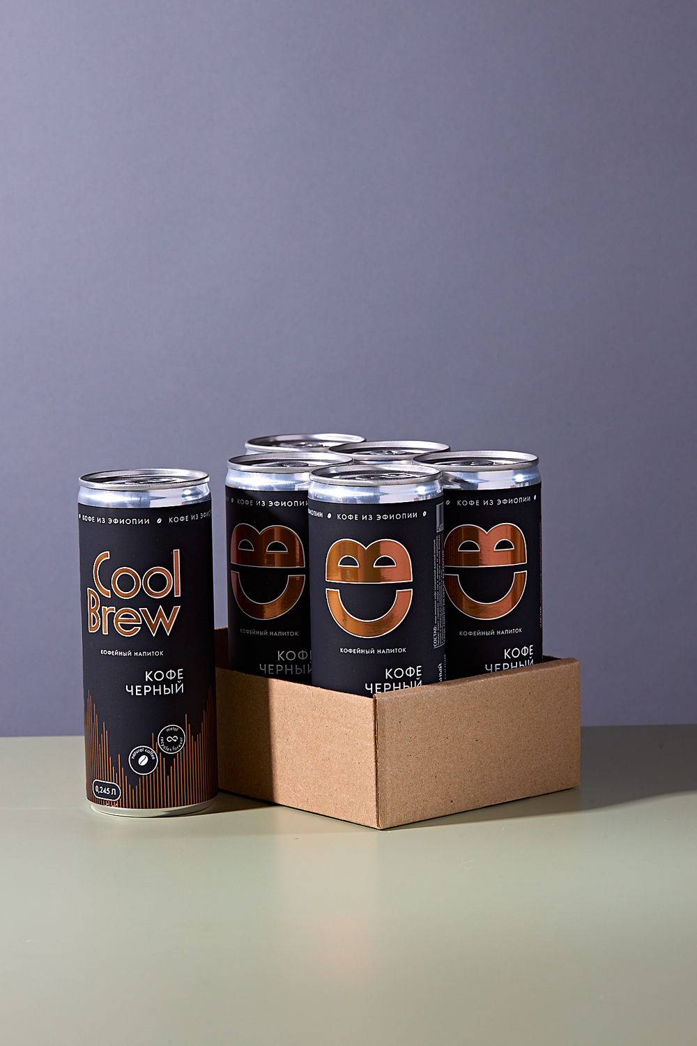 Черный кофе 0,245 л, шт./ COOLBREW