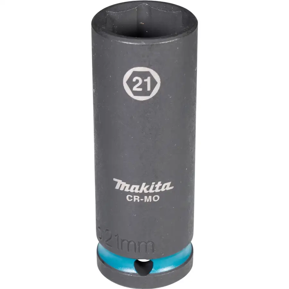 Ударная удлиненная торцовая головка 21x81,5 мм Impact Black 1/2" Makita E-16508