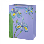Пакет подарочный бумажный Alingar, (L+) 26х32х10 см, вертикальный, "Весенние цветы", матов. ламинация, тиснение, ассорти