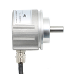 Инкрементальный программируемый энкодер INNOCONT D=58мм, выступающий вал 8мм, 5…30VDC, выход TTL/HTL с инверсией, IP 65