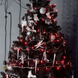 ULD-S0500-050-DTA RED IP20 Гирлянда светодиодная. 5м. 50 светодиодов. Красный свет. Провод прозрачный. ТМ Uniel