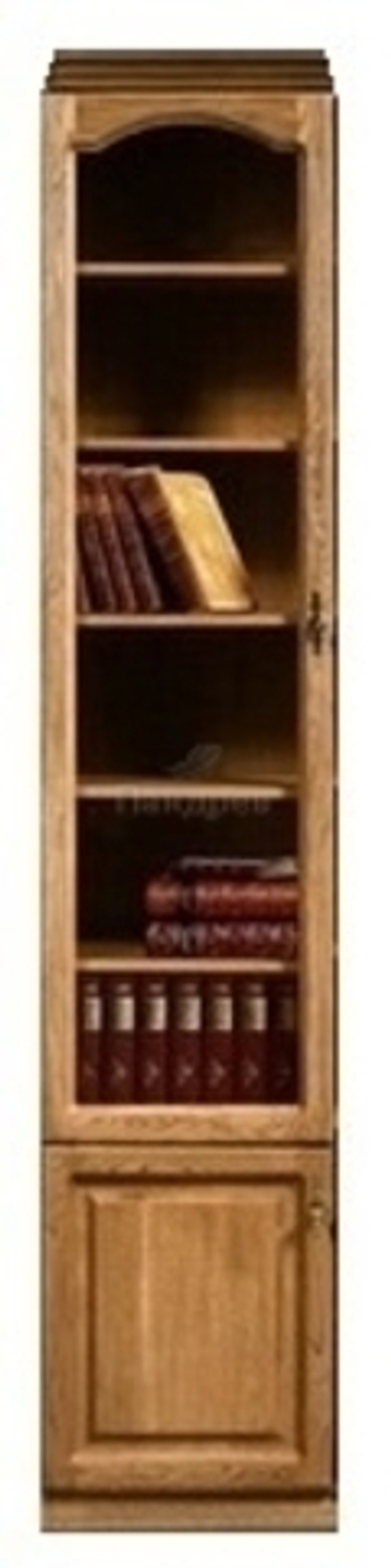 КУПАВА Шкаф для книг 1-дв. ГМ 2314 угловой /дуб (P-43)