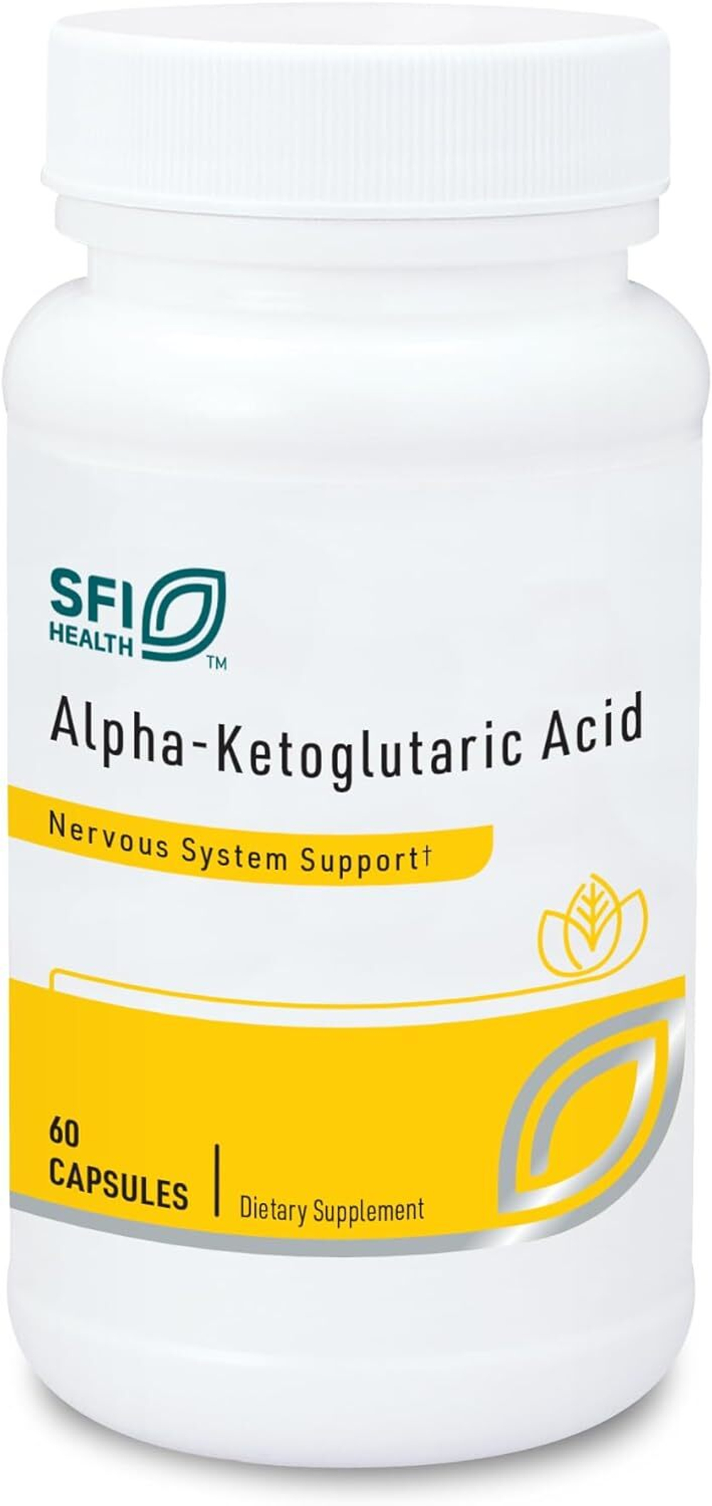 SFI/Klaire Labs - Alpha-Ketoglutaric acid 60 capsules