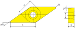 VCGT110302L-JY HT2015 купить пластины для резцов