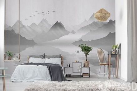 Туманное озеро 400x250 см