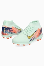 Бутсы Nike Mercurial Superfly 10 Club MDS FG/MG Junior - голубой