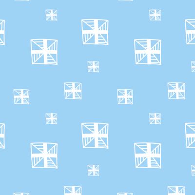 Бесшовный принт со снежинками