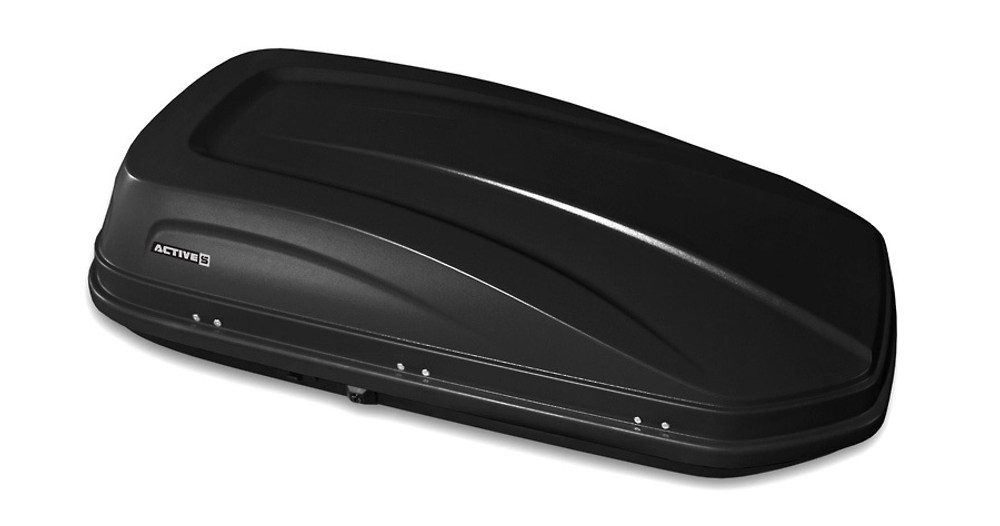 Автобокс PT Group ACTIVE S (320 л) 150х76х40, чёрный с двусторонним открыванием