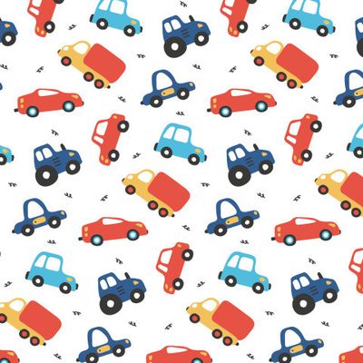 Kids Fabric Cars Assorted
