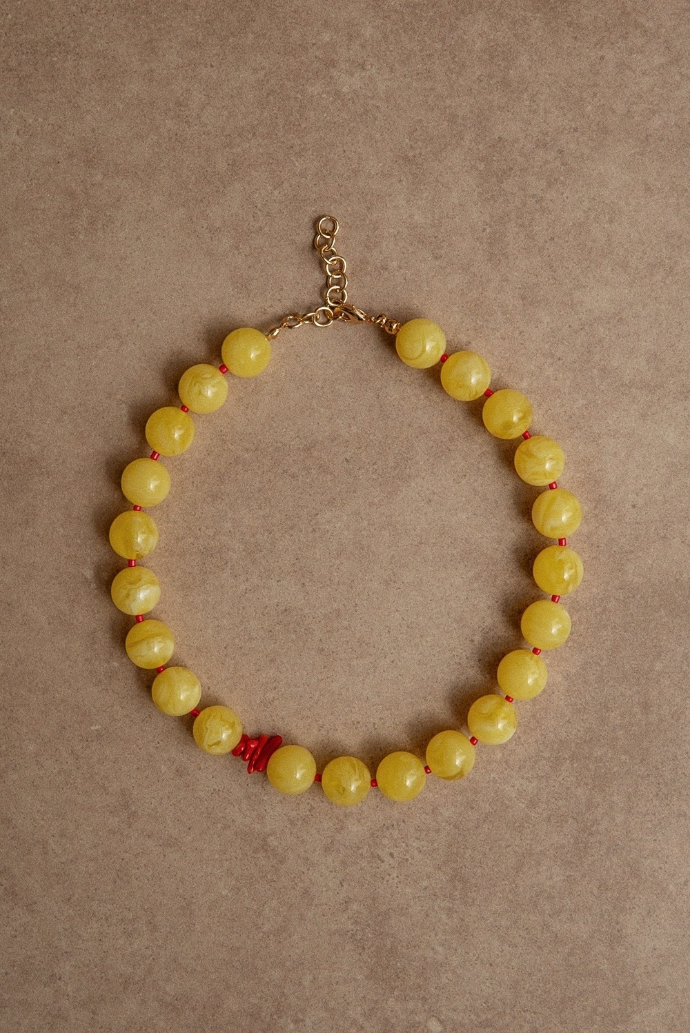 Колье Amber Yellow