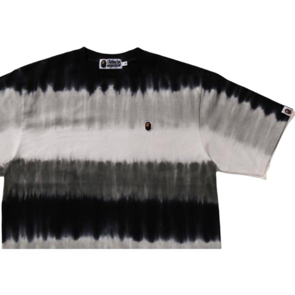 A Bathing Ape Bathing Ape Tie Dye Logo Embroidered Футболка