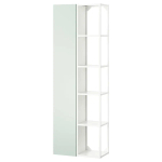 Комбинация для ванной - IKEA ENHET, 60х32х180 см, белый/светло-зеленый, ЭНХЕТ ИКЕА