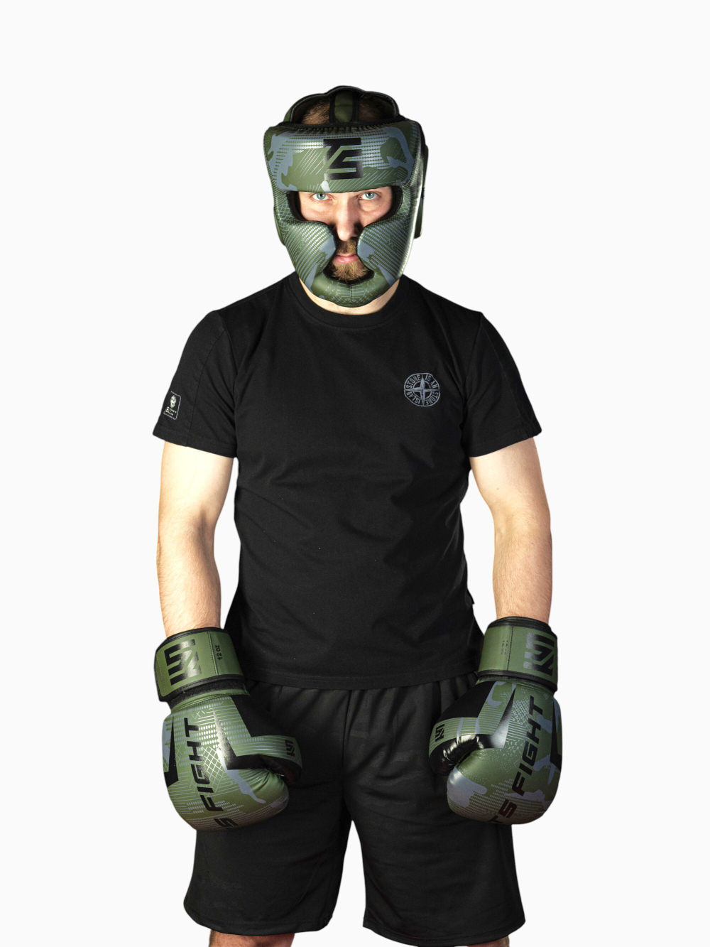 Перчатки для бокса Tomorrow Star Warrior Green Black