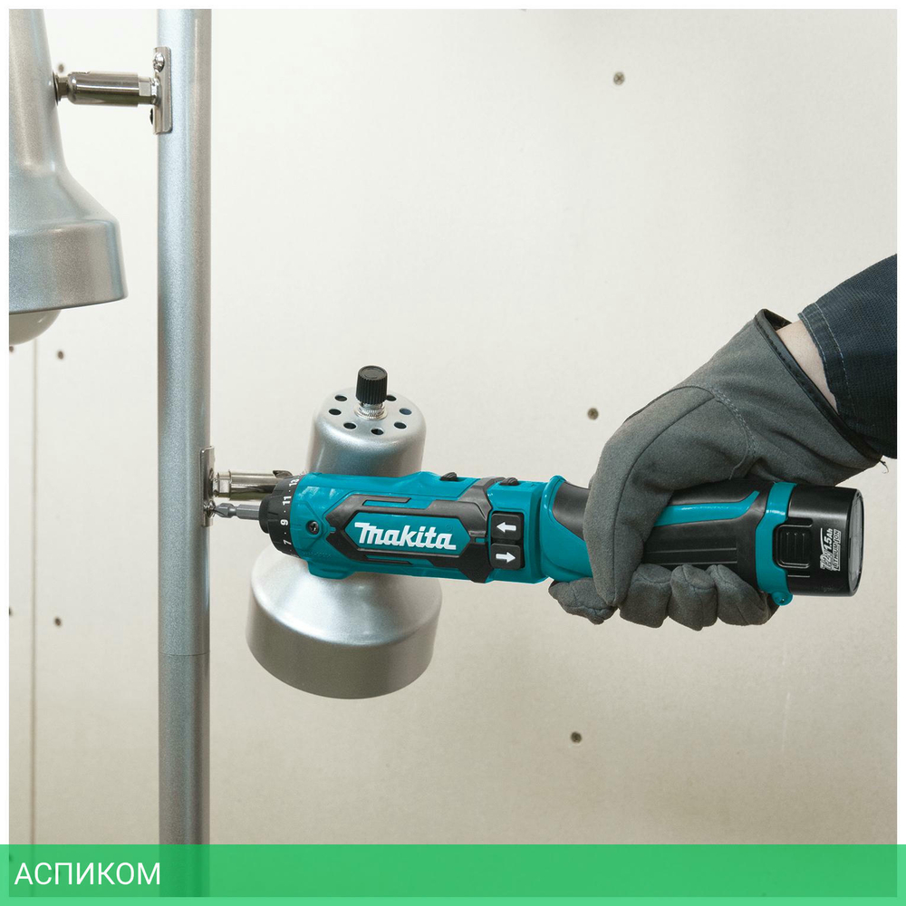 Электрооотвертка Makita DF012DSE кейс