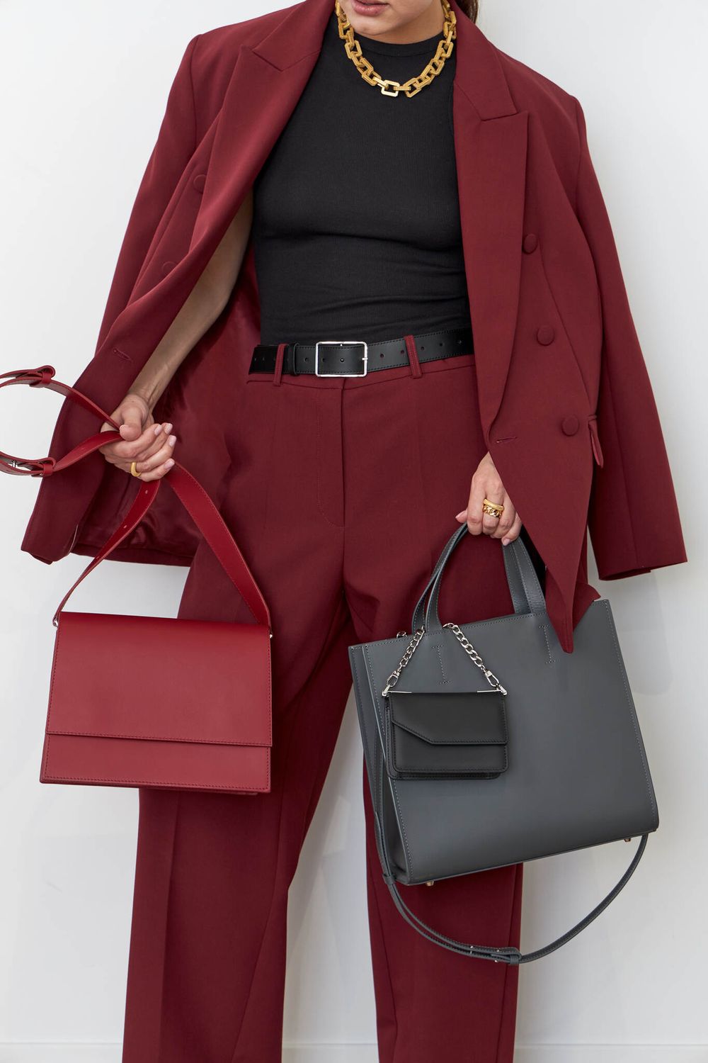 ШОППЕР КВАДРАТНЫЙ ГРАФИТ