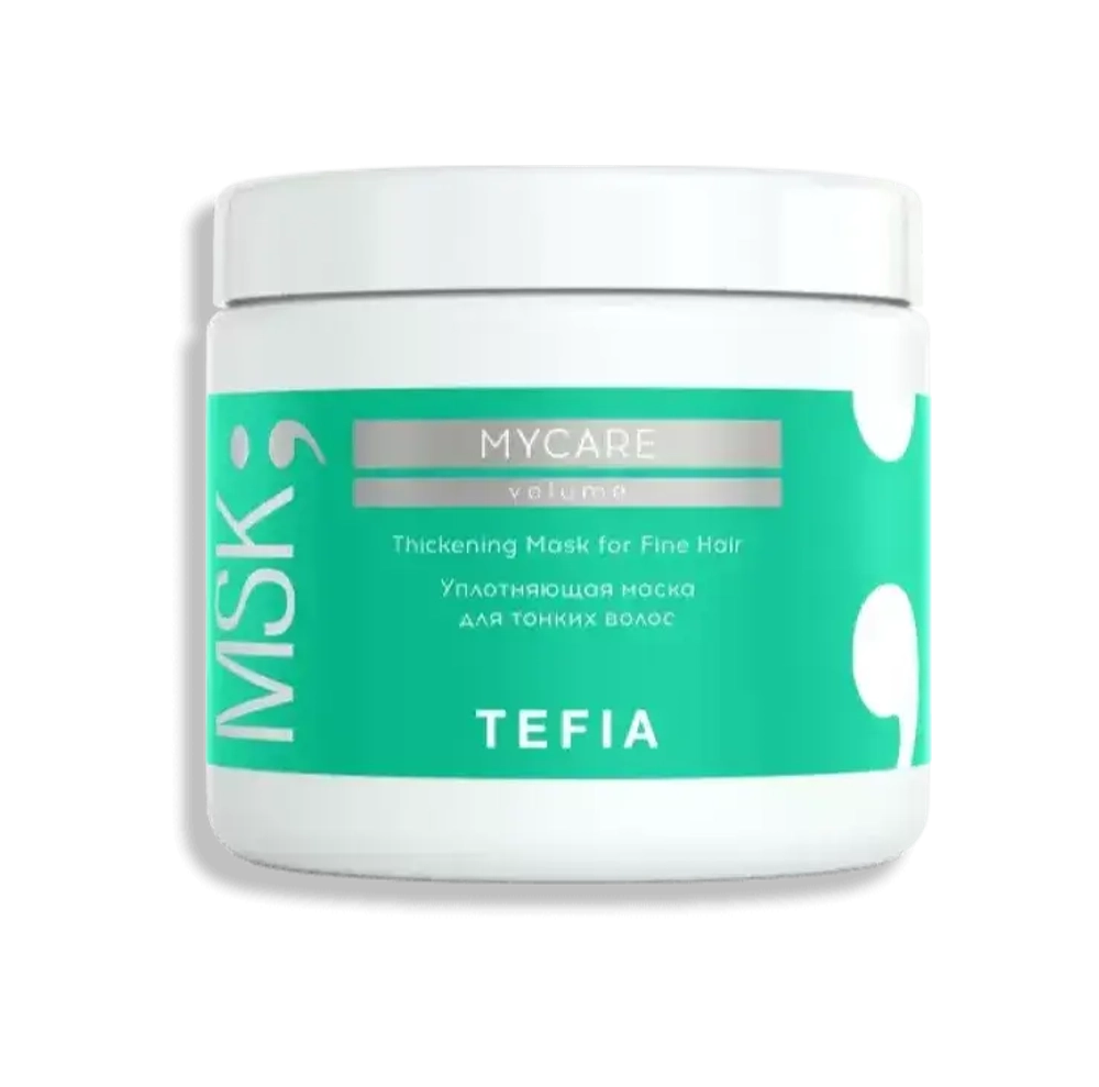 Уплотняющая маска для тонких волос Thickening Mask for Fine Hair Tefia MY Mycare, 500 мл