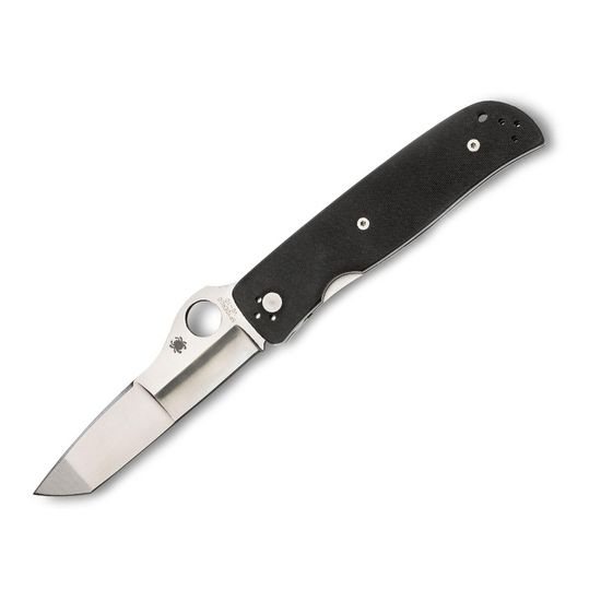 Складной нож Spyderco Double Bevel C174GP c клинком из стали VG-10, рукоять G10