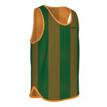 Манишка детская TORRES двухсторонняя, TR11949O/G, р.Jr, тренировочная, полиэстер, оранж-зелен