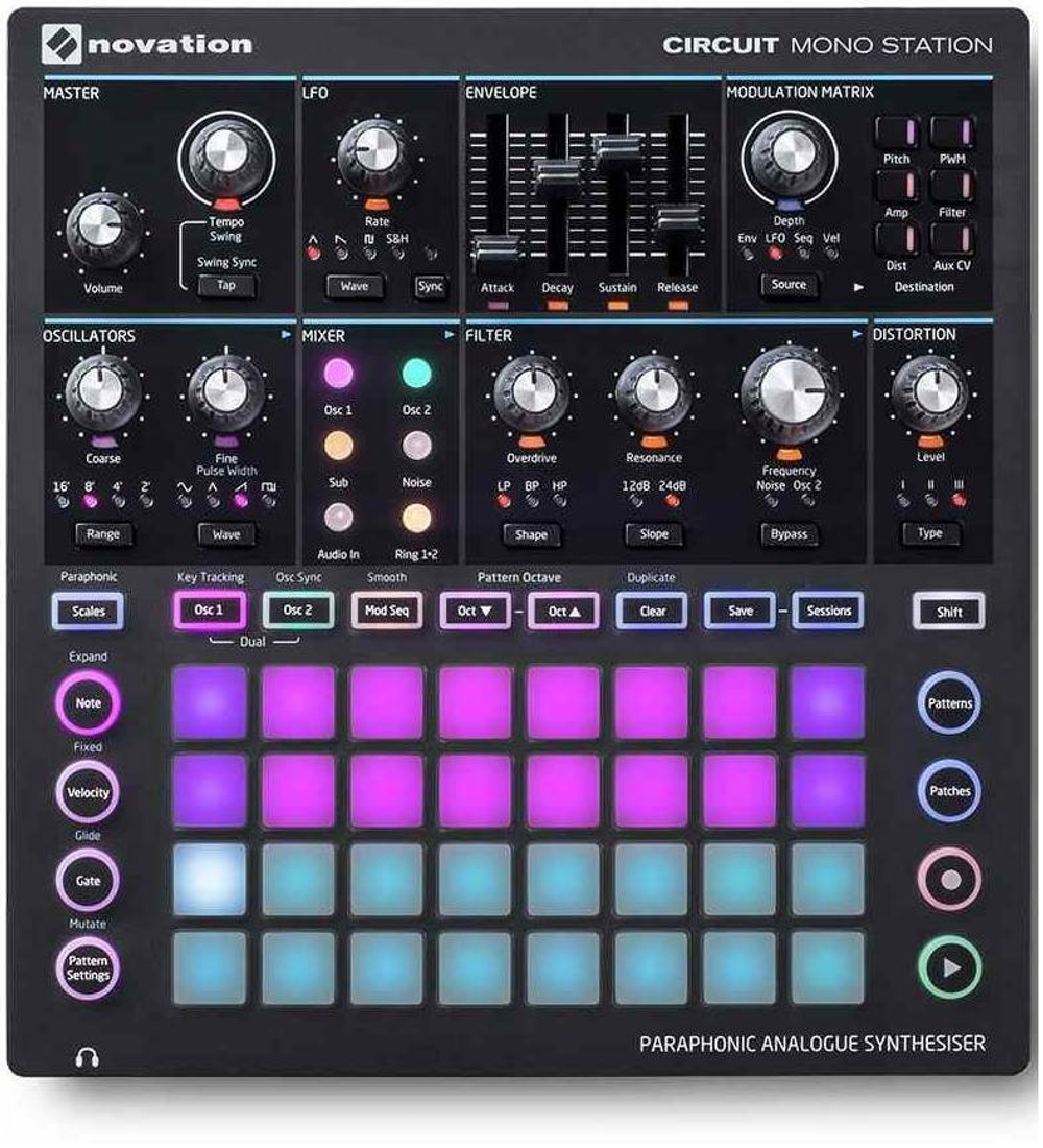 Синтезатор аналоговый Novation Circuit MonoStation