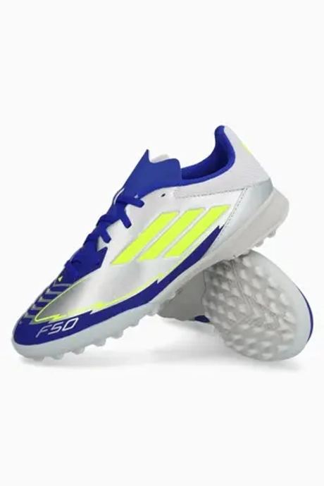Сороконожки adidas F50 League Messi TF Junior - серебряный