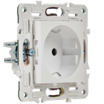 SKANDY Розетка с заземлением с защитными шторками 16А SK-R04W арктический белый IEK