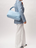 Кожаная сумка Azaro 30712 голубой