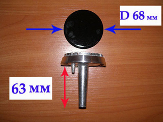 Смеситель (конфорка) средний в сборе с блинчиком для газовой плиты Гефест ПГ 3100-05 (допустимая замена)