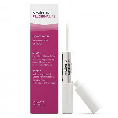 Fillderma Lips Lip Volumizer Sesderma | Система для увеличения объема губ Sesderma | Бальзам + Крем-активатор