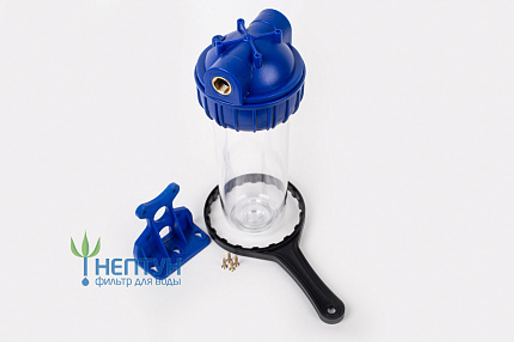 Корпус НЕПТУН ВР-10 (3к) 1/2" для фильтра прозрачный