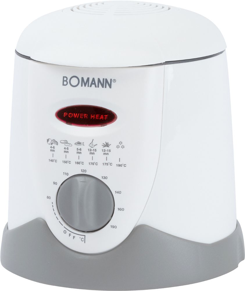 Фритюрница-фондю Bomann FFR 1290 CB weis-grau 1L