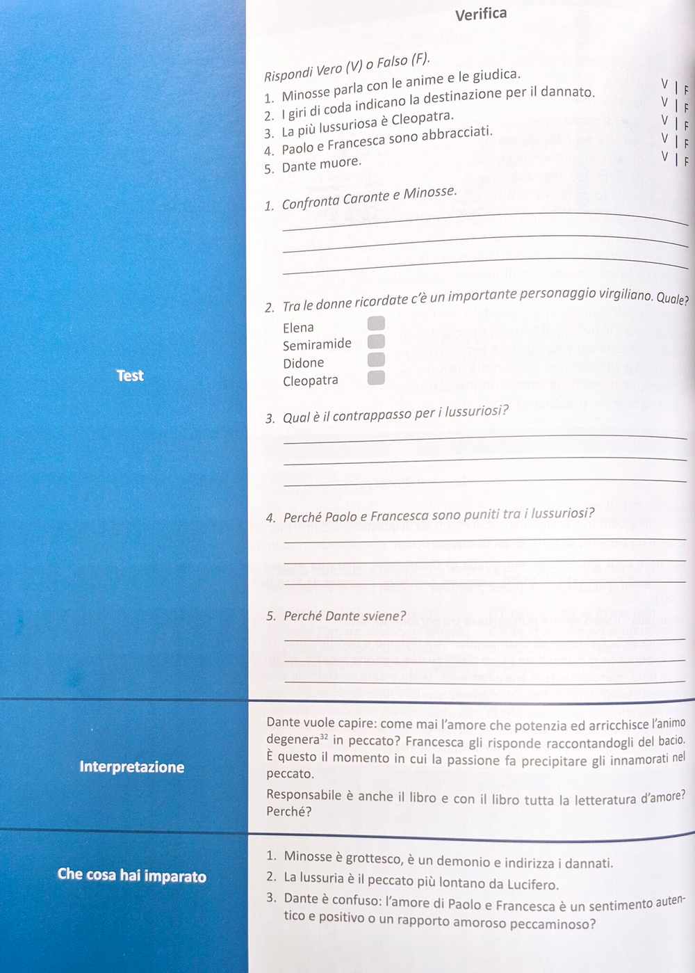 La Divina Commedia per stranieri - Inferno