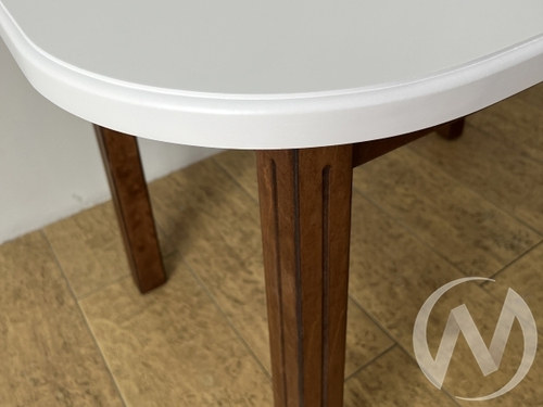 Стол раздвижной Оливер (орех/белый)