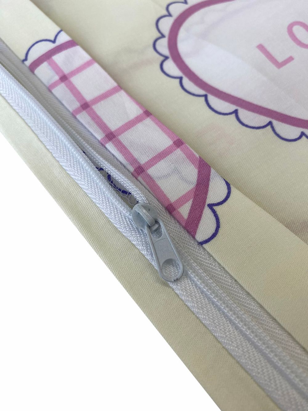 Постельное белье сатин Milky Garden "Lucano/Lucano (компаньон)" 1,5-сп Наволочка 50х70 см 1 шт Простынь 150x215 см Пододеяльник 145x215 см