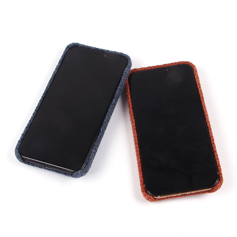 Чехол текстильный с сердечками для iPhone 11 Pro, 011569 Оранжевый