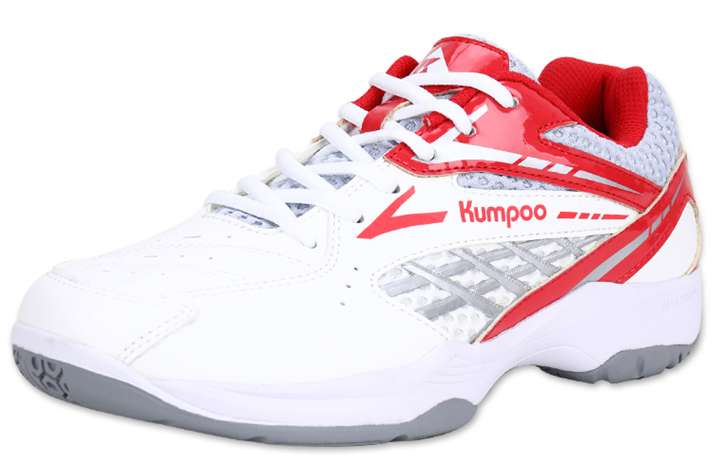 KUMPOO Textile, Synthetic Leather Cushioning Slip Resistant Abrasion Resistant Breathable Coverage Support Low top