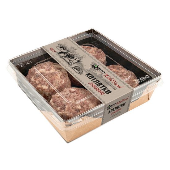 Котлеты "Домашние" (свинина, говядина 400 гр./упаковка)