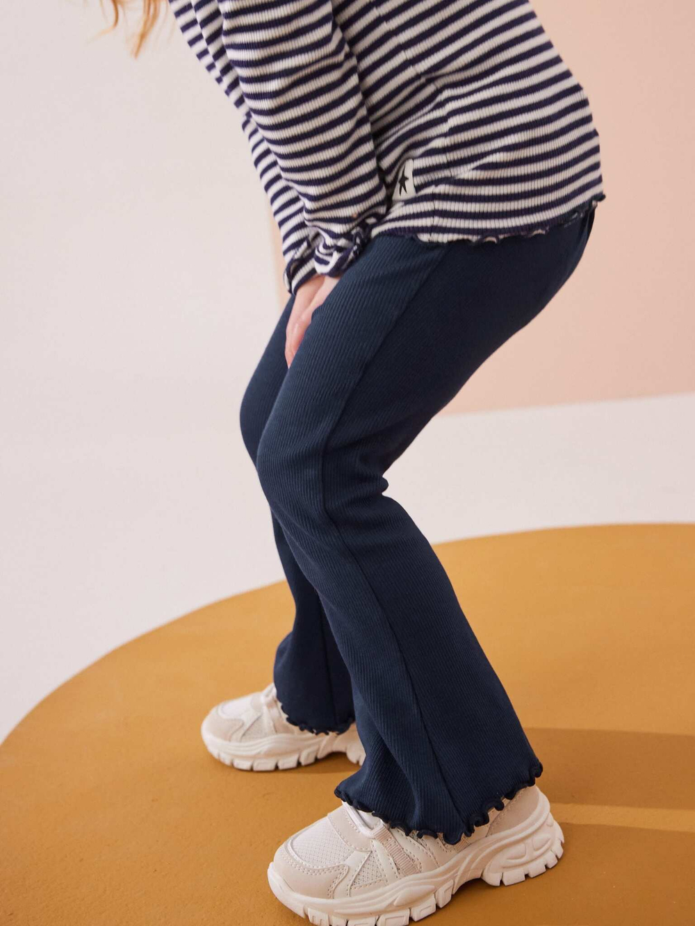 Легинсы-клеш для девочки Next 174-033, Темно-синий