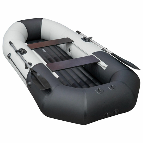 Таймень NX 270 НД Бронированная светло серый-черный (лодка ПВХ)