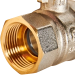 Кран шаровой полнопроходной ROMMER - 3/4" (ВР/НР, PN40, ручка-рычаг)