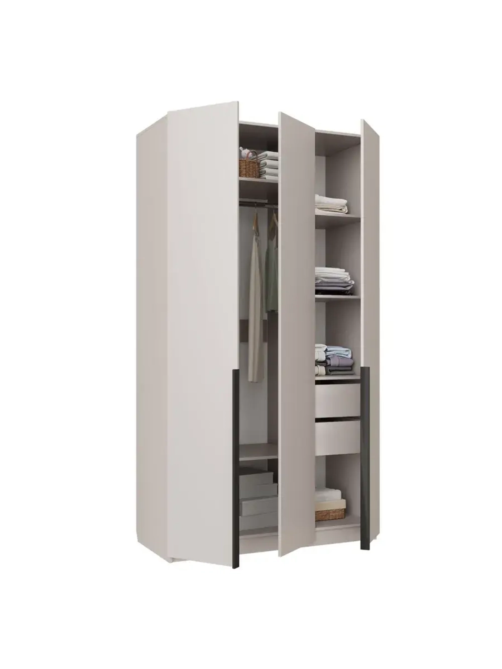 шкаф для одежды Чарли №25; 120х55х220 см; кашемир