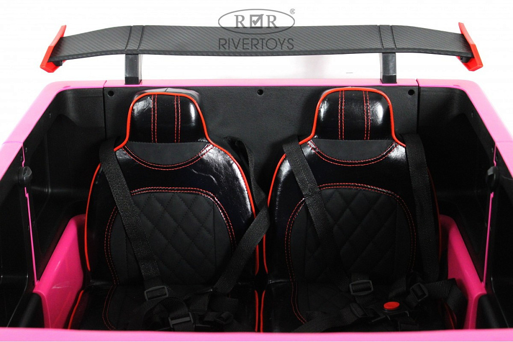 Детский электромобиль RiverToys Z888ZZ PINK/розовый