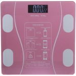 Весы напольные электронные «SMART - Style» 28*28*0,5 см, bluetooth (работает от 2хААА), Розовый