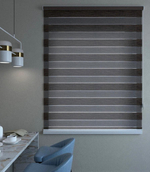 Рулонные шторы День-ночь DIMOUT DN80 Темно-коричневый