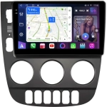 Магнитола для Mercedes-Benz ML W163 2001-2005 (климат, рамка черная) - FarCar BM9-9649F2B монитор 9.5" QLED на Android 14, TS10, 4+32Гб, CarPlay, 4G SIM-слот